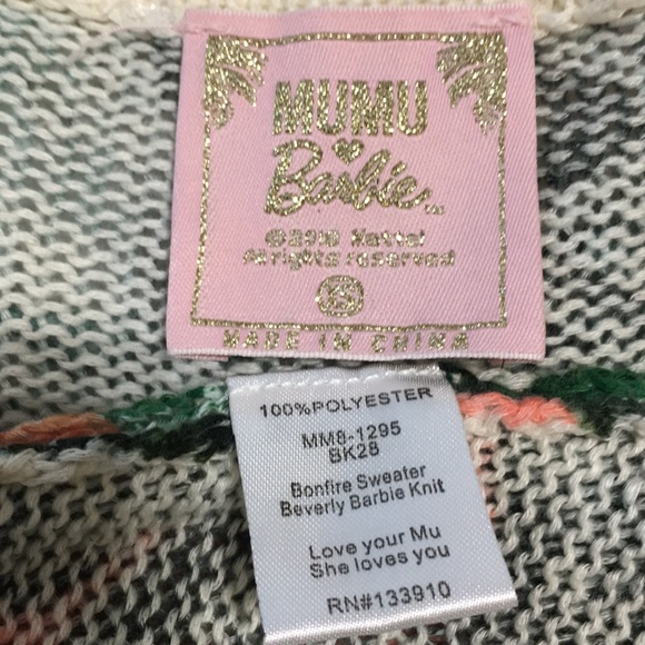 NWOT Show Me Your Mumu Bonfire Sweater ~ in Beverly Barbie Knit - Picture 15 of 16